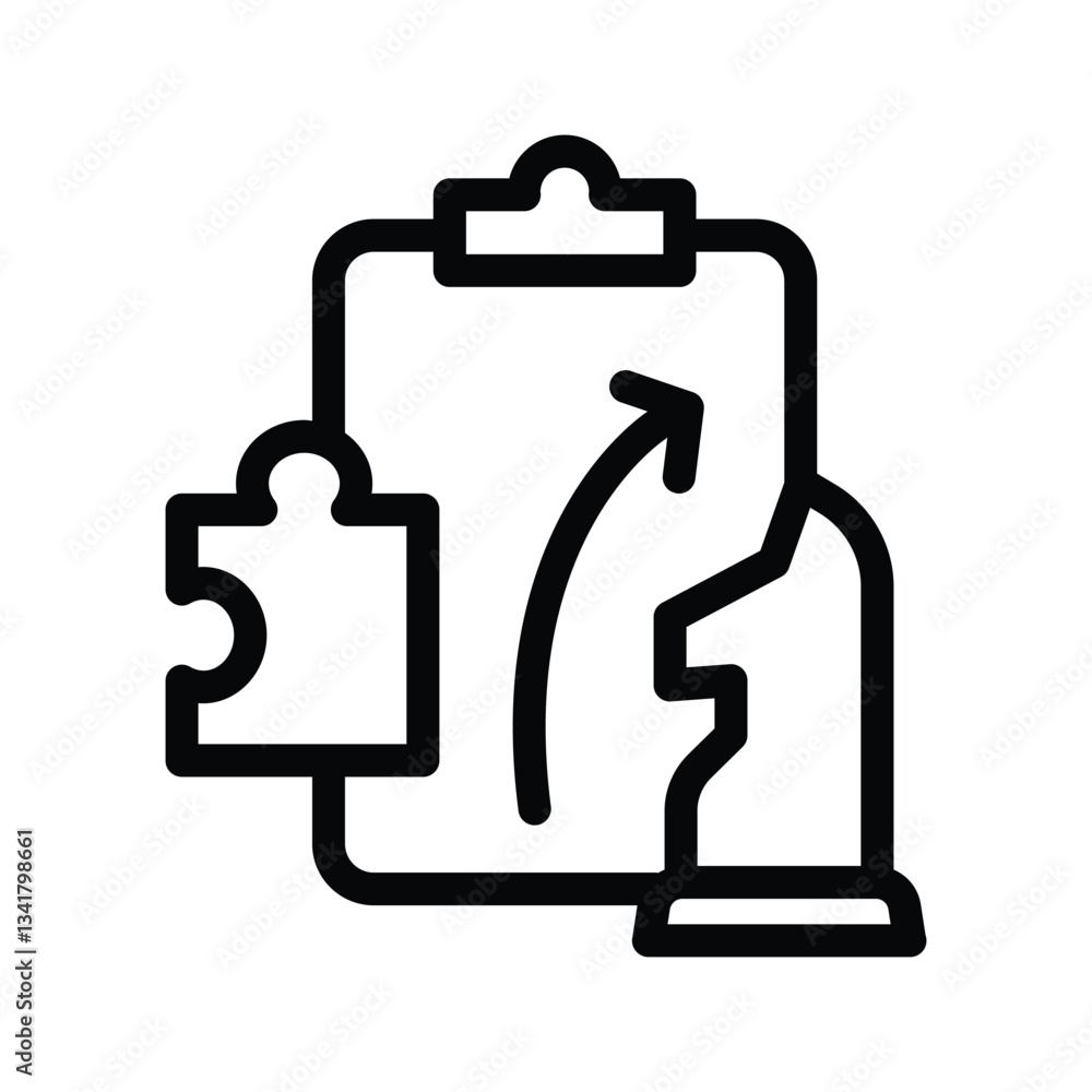 14 strategy plan line icon illustration vector graphic 14 strategy plan line icon illustration vector graphic