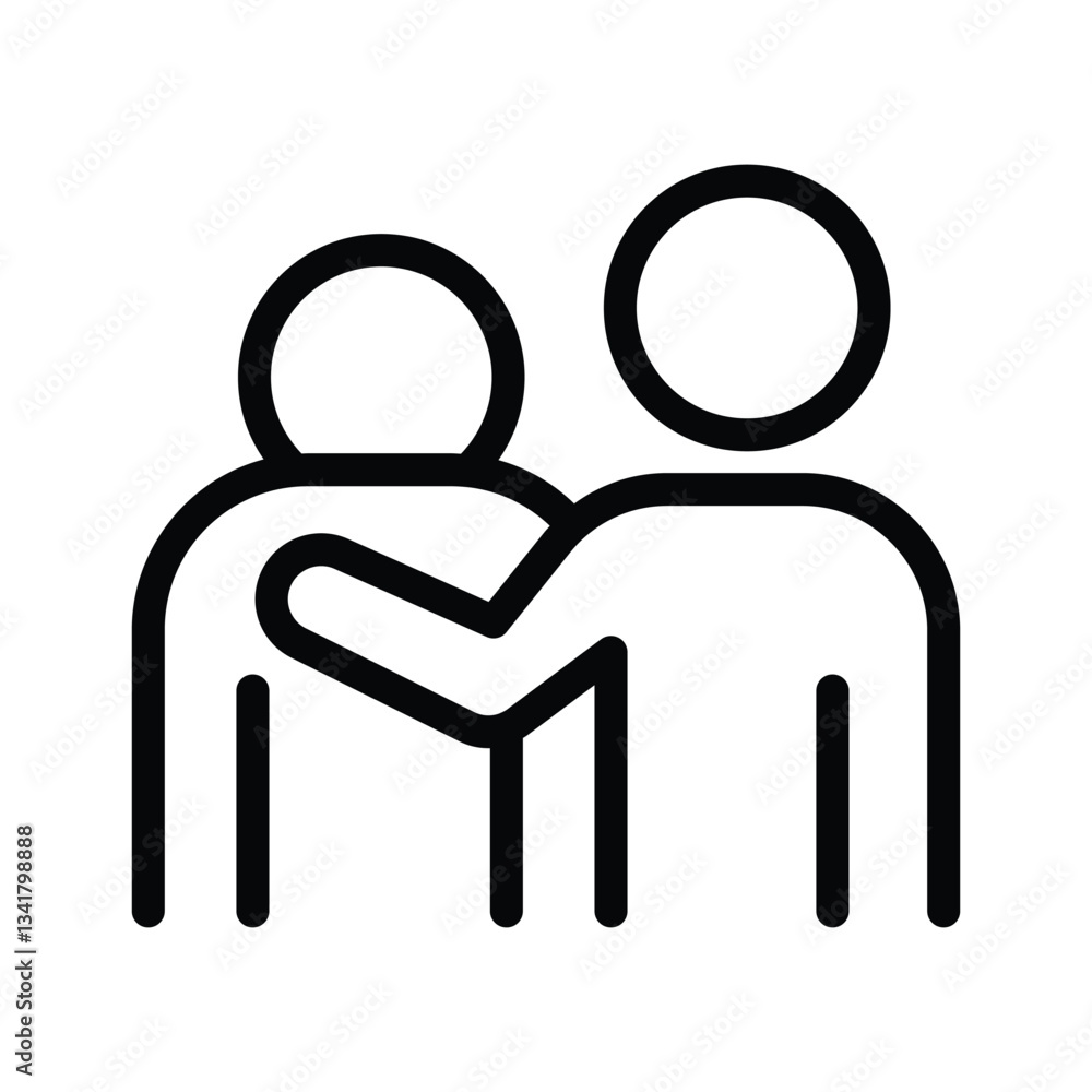 20 empathy line icon illustration vector graphic 20 empathy line icon illustration vector graphic
