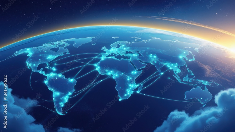 Global Networked Earth at Dawn Global Networked Earth at Dawn