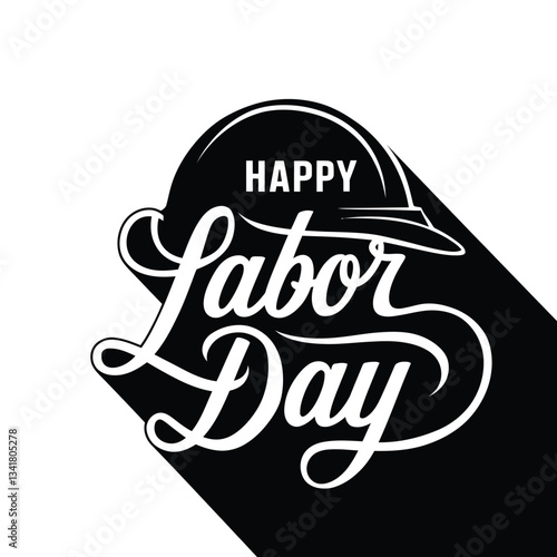 Happy Labor Day card, poster. 