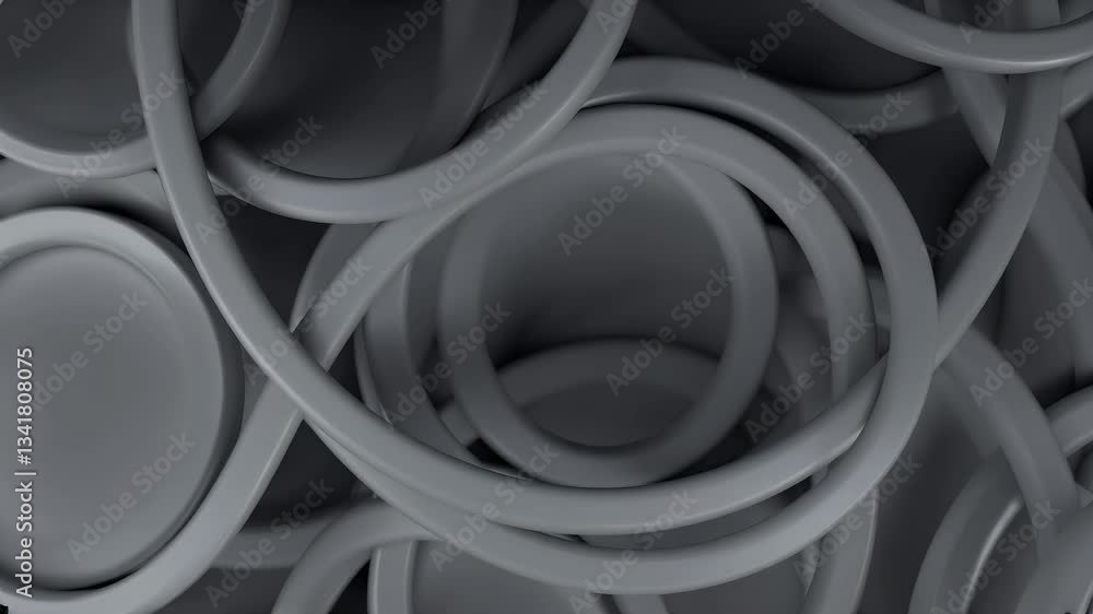 A smooth continuous loop of intehorizontal slow motion resolution cinematic abstract video effect locking circles A smooth continuous loop of intehorizontal slow motion resolution cinematic abstract video effect locking circles