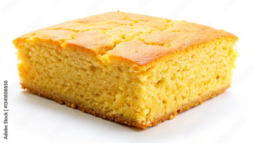 Cornbread isolated on white background
Cornbread isolated on white background