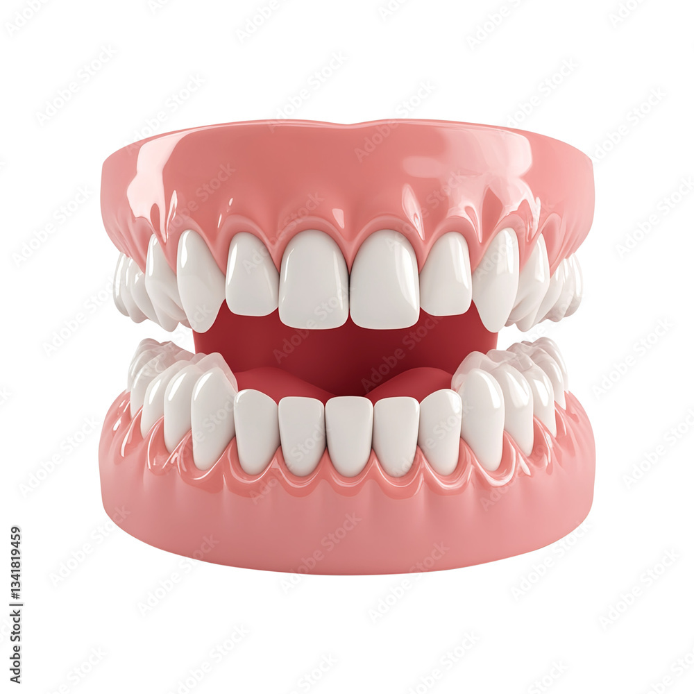 teeth isolated on white background teeth isolated on white background