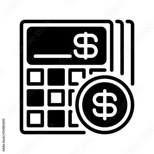 Profit Margin Line Icon, Outline Symbol for Financial Performance, Business Revenue, Cost Management, and Profitability Analysis. Vector Sign Icon