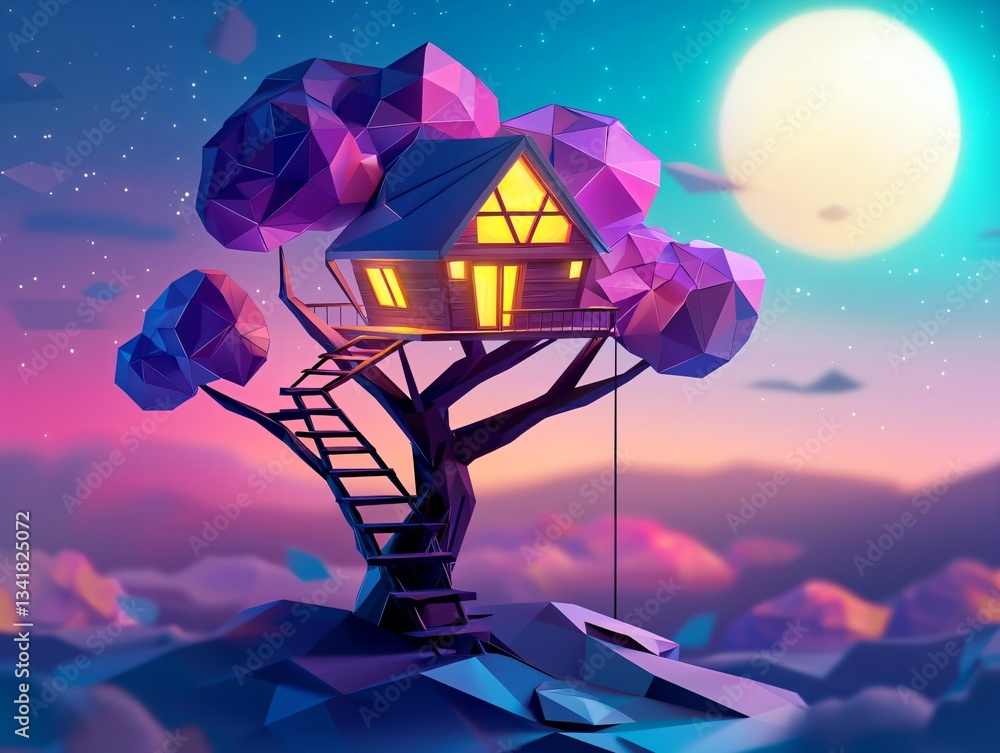 Dream Treehouse Night Dream Treehouse Night