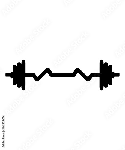 Barbell icon filled 