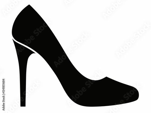 high heel black  silhouette,high heel vector,high heel clipart