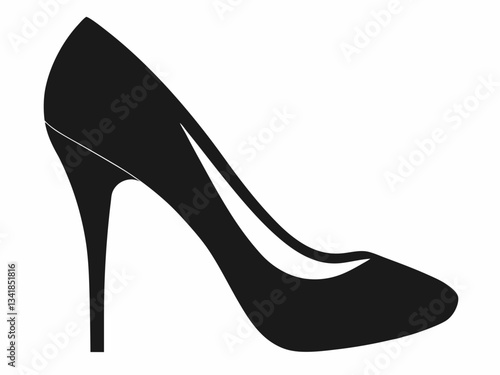 high heel black  silhouette,high heel vector,high heel clipart