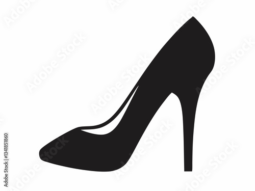 high heel black  silhouette,high heel vector,high heel clipart