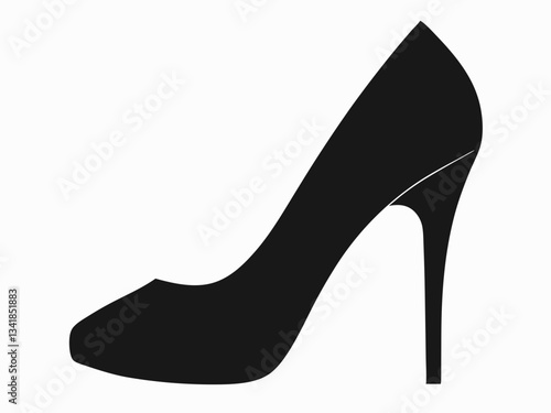 high heel black  silhouette,high heel vector,high heel clipart