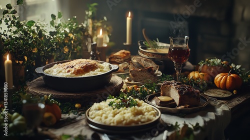 Ireland's Samhain: A still life of a festive table setting