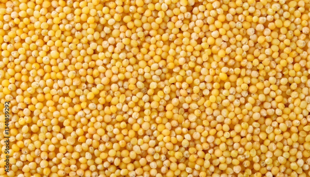 Highly detailed texture of millet grains filling the frame Highly detailed texture of millet grains filling the frame