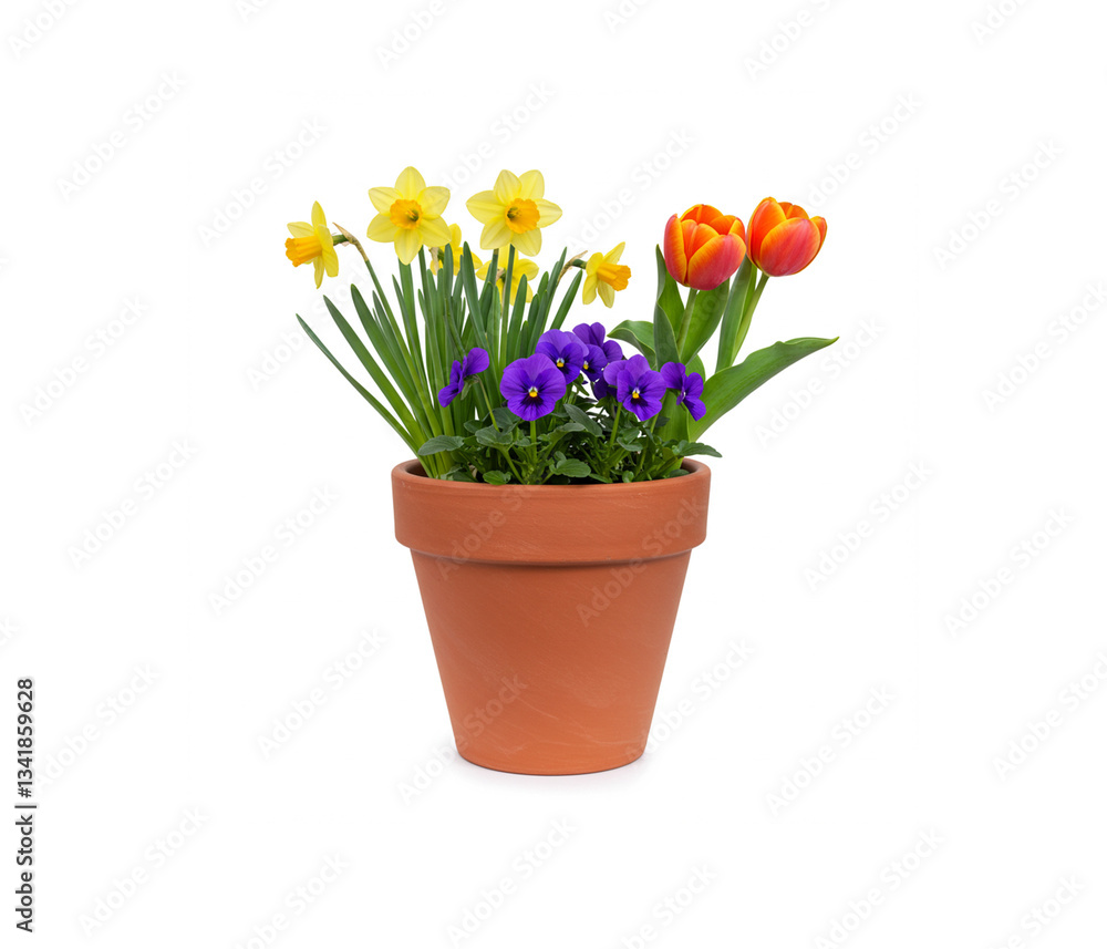 yellow tulips in pot yellow tulips in pot