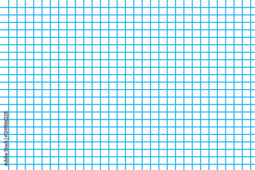 Grid paper Grid mesh Squared. Mathematics pattern. Notebook sheet blank. Typography template for making notebooks production, for school. Education backdrop. Colors Grid texture on white background. 