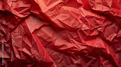 Wallpaper Mural red wrinkled paper texture background Torontodigital.ca