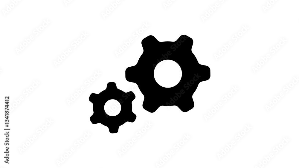 Mechanical Gears Turning Animation Mechanical Gears Turning Animation
