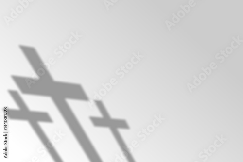 Silhouette Shadow, Shadow of the Cross, inside the wall
