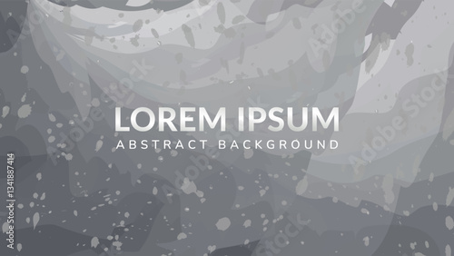 Abstract Gray Texture with Splatters. An artistic abstract background with a gray fluid pattern and scattered splatters, Perfect for adding a touch of drama to your designs