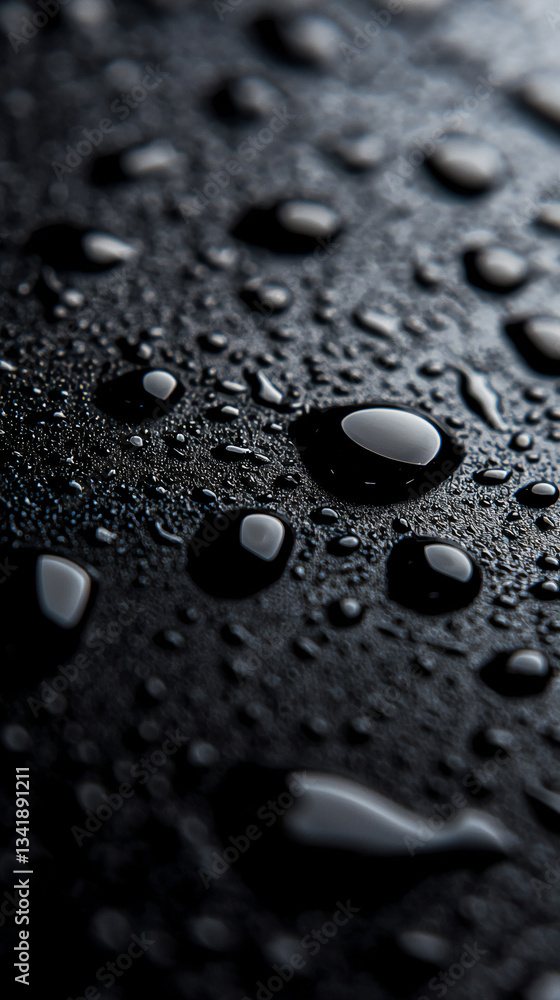 Vivid arrangement of dew drops set against a vibrant background Vivid arrangement of dew drops set against a vibrant background