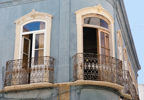 Wallpaper Mural historic houses in the old town of olhão algarve portugal Torontodigital.ca