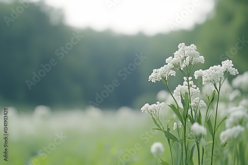 Dewdrops on delicate spiderwebs