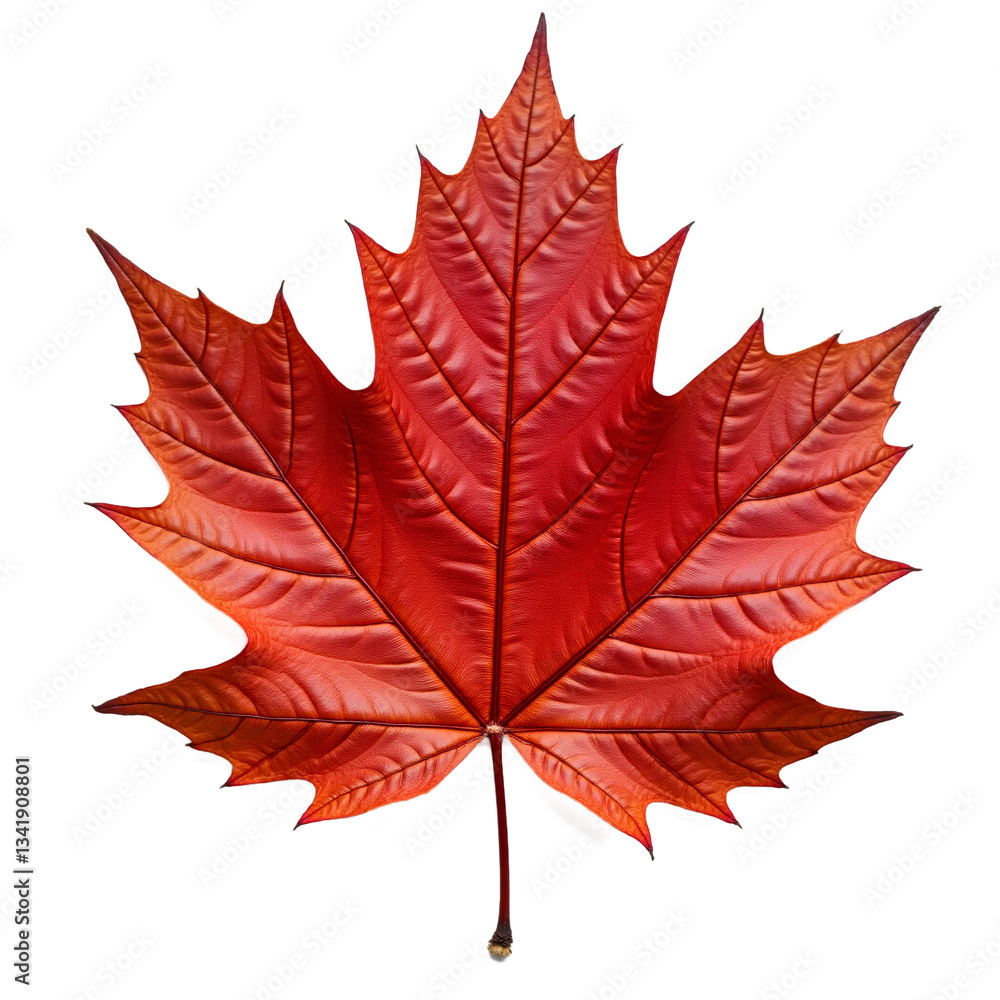 Crimson maple leaf isolated on transparent background for autumn designs, Thanksgiving graphics, botanical illustrations, and seasonal decorations. High-resolution detail. Crimson maple leaf isolated on transparent background for autumn designs, Thanksgiving graphics, botanical illustrations, and seasonal decorations. High-resolution detail.
