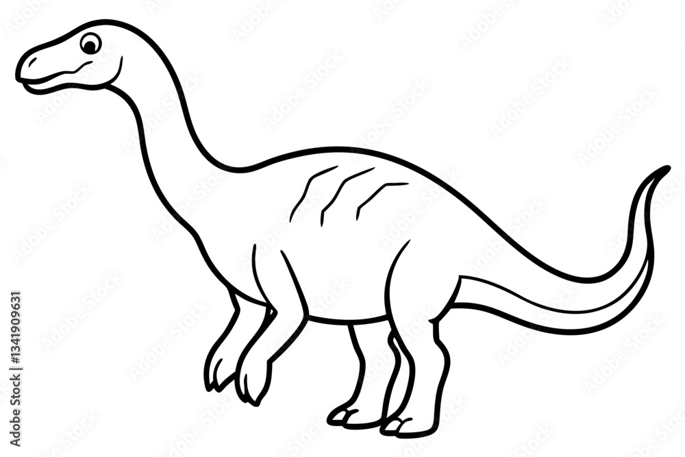 dinosaur line art silhouette vector illustration dinosaur line art silhouette vector illustration