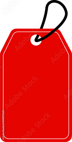 Red Tag Label