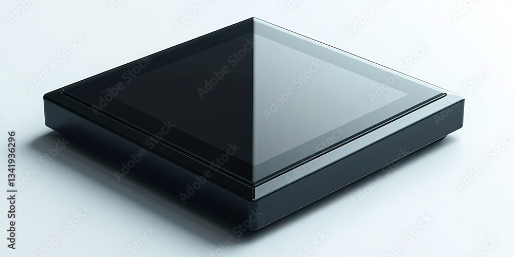 Modern electronic device showcasing sleek design and advanced technology on a minimalistic background Modern electronic device showcasing sleek design and advanced technology on a minimalistic background