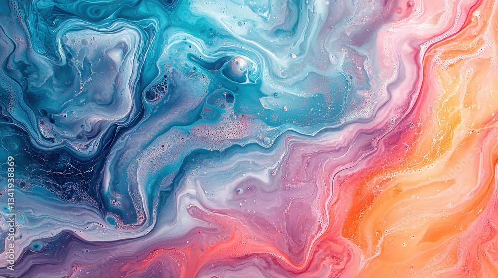Colorful Abstract Marble Texture Colorful Abstract Marble Texture