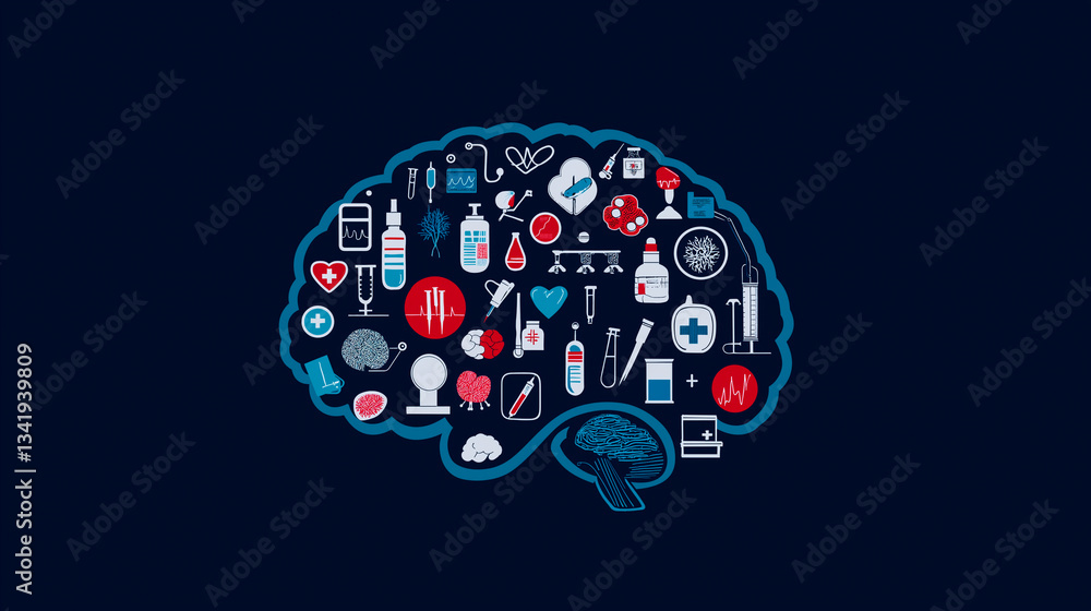 abstract technology network connection background