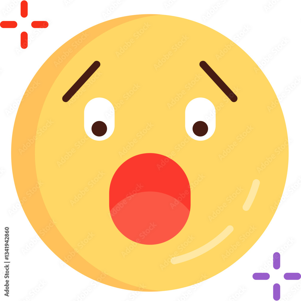 Fototapeta premium Surprised Icon
