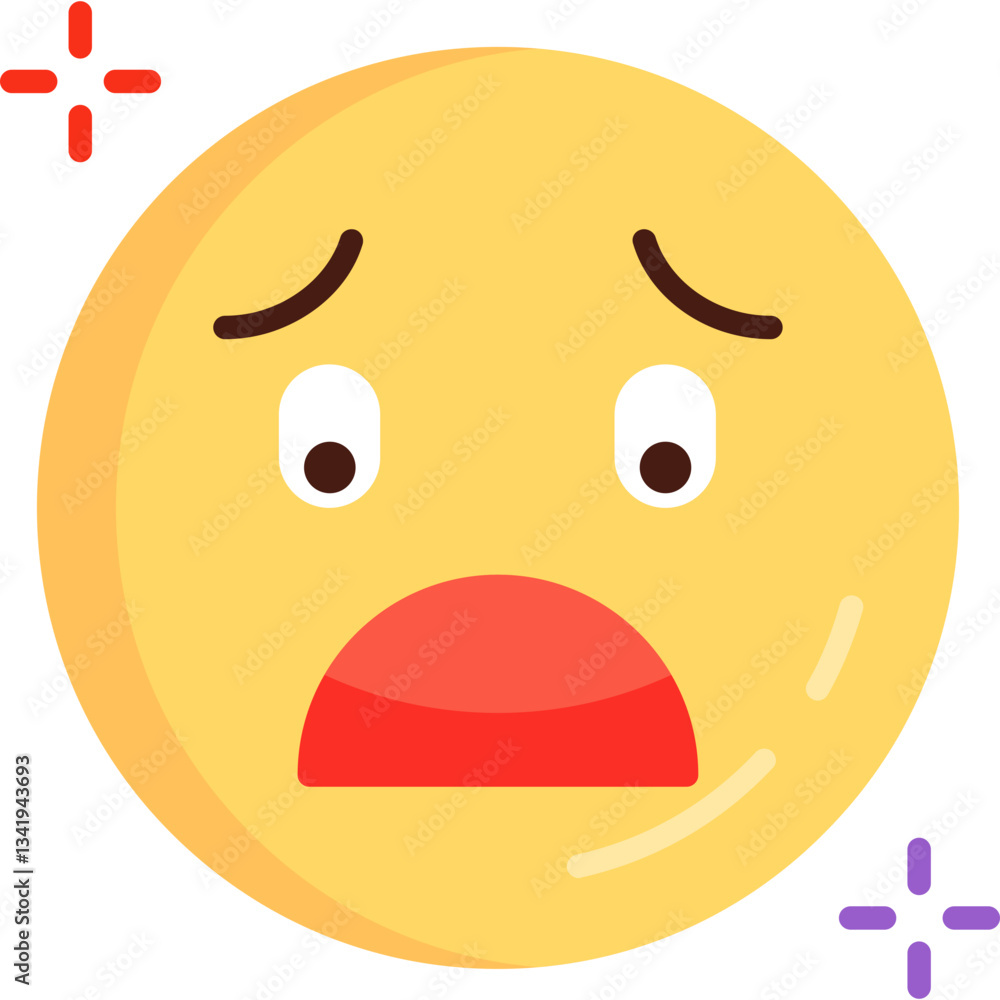 Fototapeta premium Surprised Icon