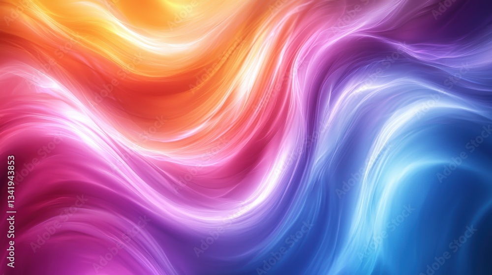 Obraz premium Vibrant Abstract Swirls Background.