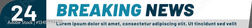 Breaking news banner featuring continuous live news broadcasting, providing updates twenty four hours a day, seven days a week for viewers seeking timely information and reports
