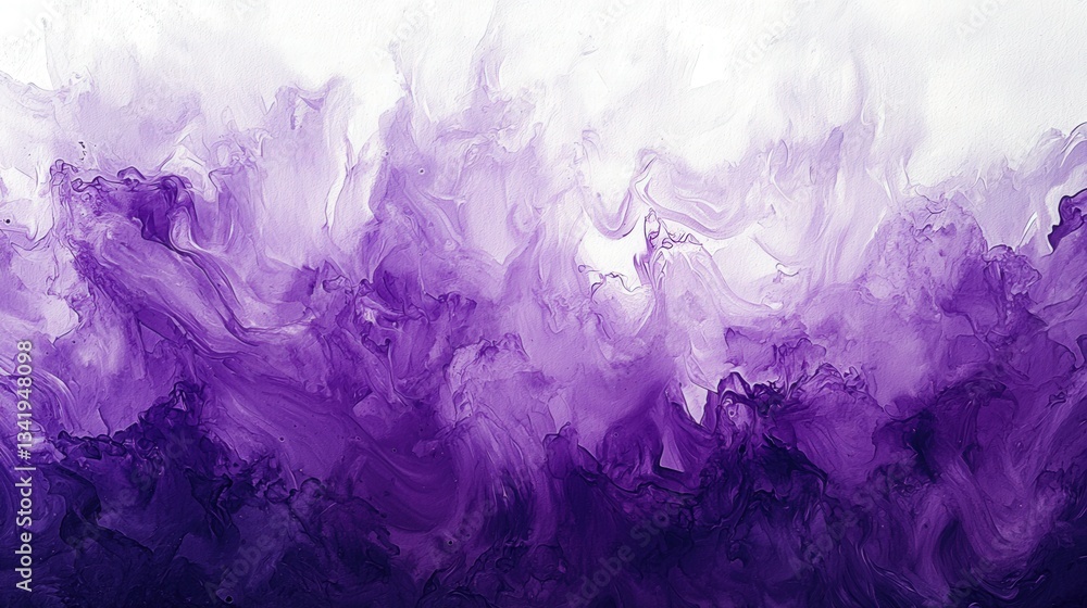 Fototapeta premium Abstract Purple Fluid Art Background.