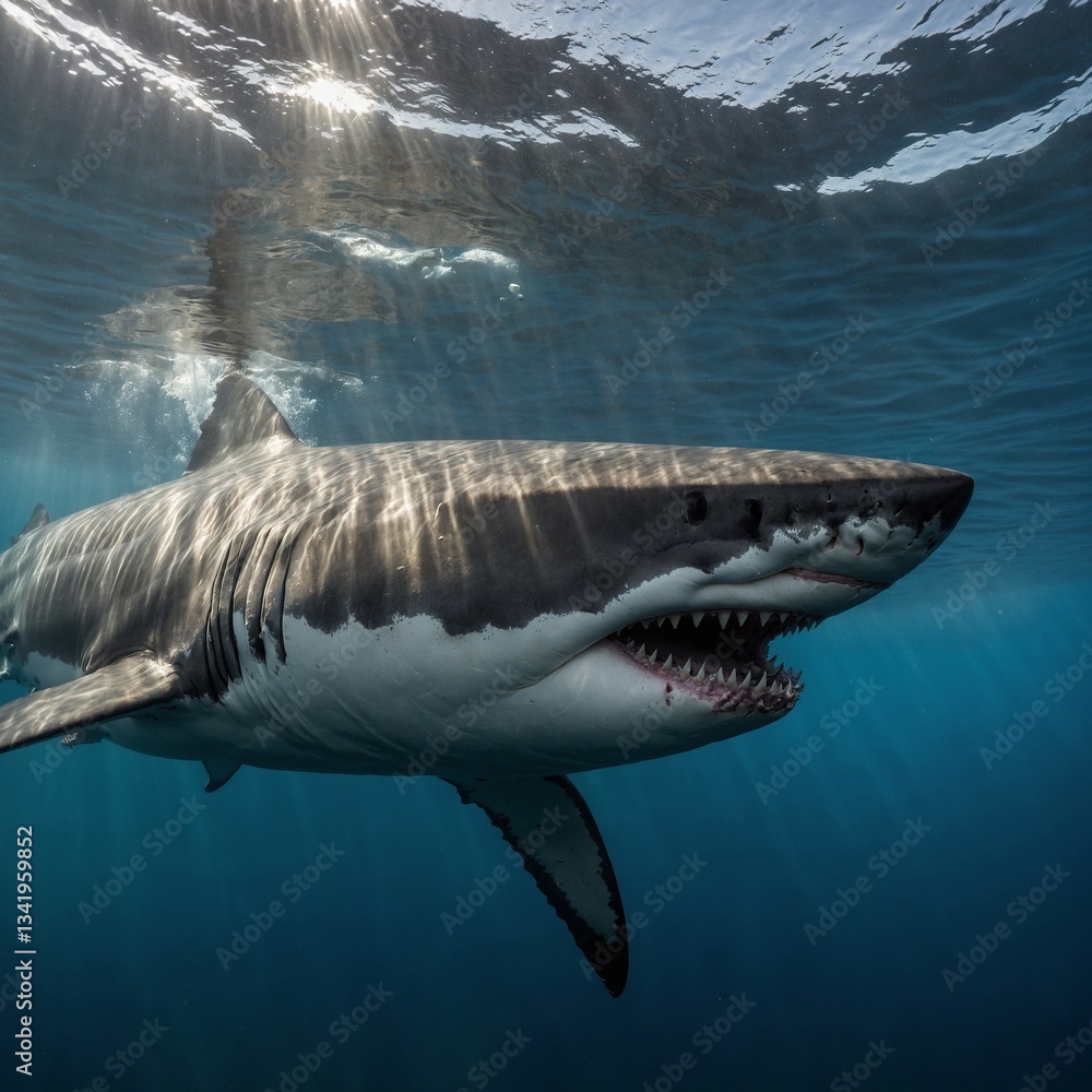 Fototapeta premium great white shark