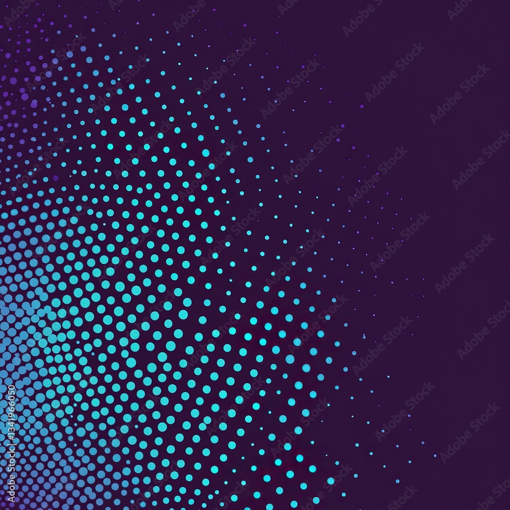abstract blue background Flat vector gradient halftone pattern on a dark purple background, with simple shapes, dots, and lines abstract blue background Flat vector gradient halftone pattern on a dark purple background, with simple shapes, dots, and lines