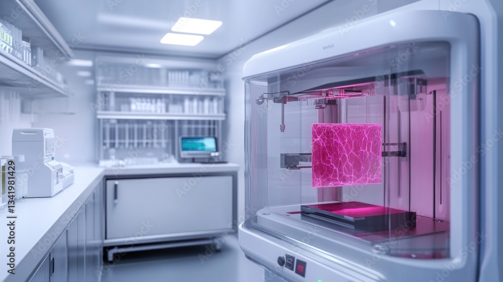 Cutting-edge 3D bioprinting technology creating artificial tissues in laboratory Cutting-edge 3D bioprinting technology creating artificial tissues in laboratory