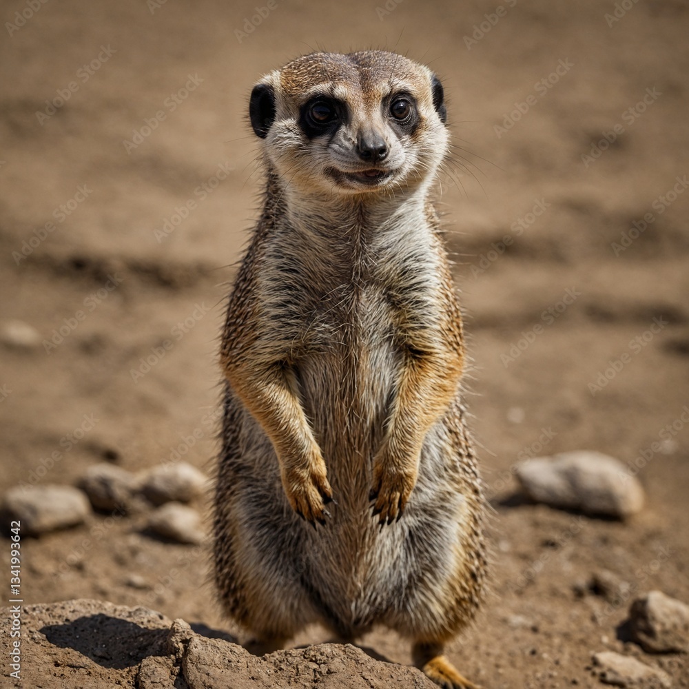 meerkat on guard meerkat on guard