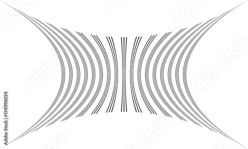 abstract trendy black three line inflate pattern perfect for background.