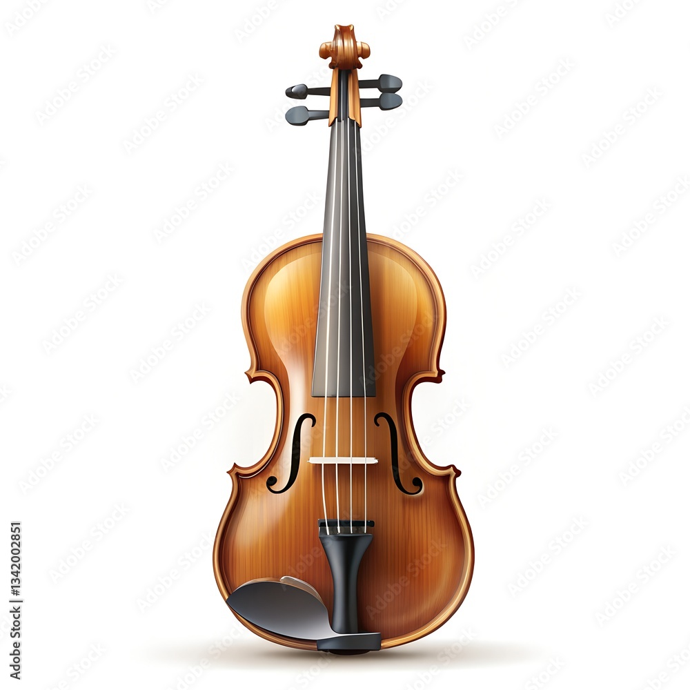 Fototapeta premium discharger violin vectors isolated on white background.