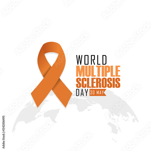 Vector graphic of World Multiple Sclerosis Day for World Multiple Sclerosis Day celebration.