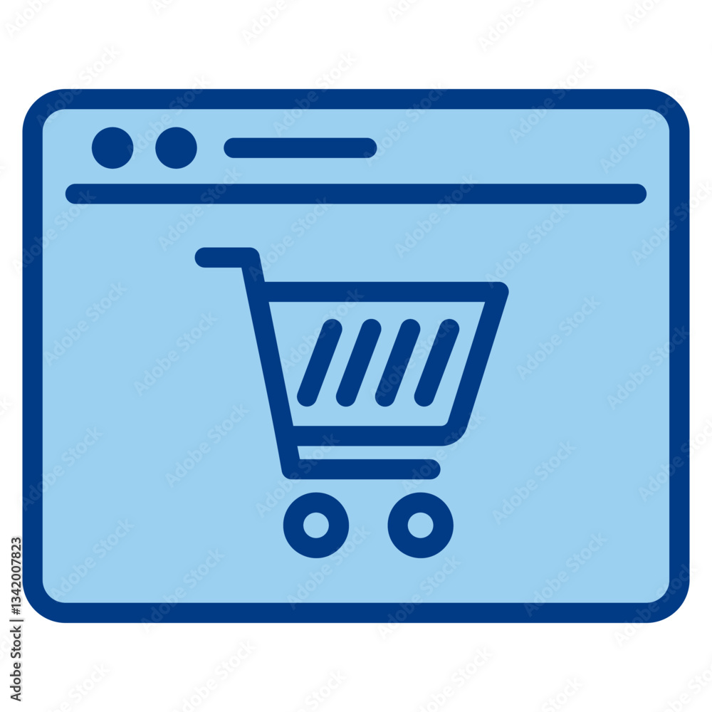 Online Shop Icon Single Vector Collection Online Shop Icon Single Vector Collection
