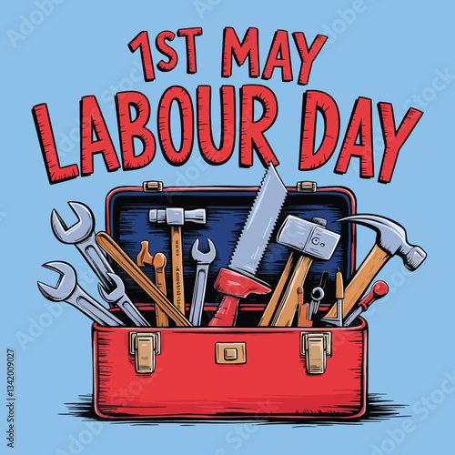 Hand drawn toolbox backgrounds