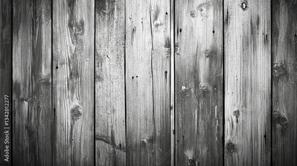 Obraz premium Rustic wooden planks with knots and grain pattern