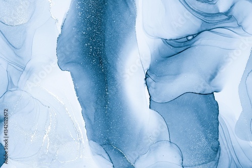 Original artwork photo of marble ink abstract art. High resolution photograph from exemplary original painting. Abstract painting was painted on HQ paper texture to create smooth marbling pattern.