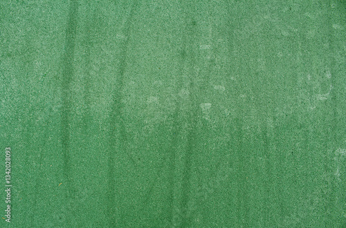 Wallpaper Mural green rubber coating of the ground with drops of green Torontodigital.ca