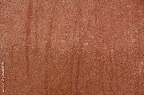 Wallpaper Mural red rubber coating on the ground with water droplets Torontodigital.ca