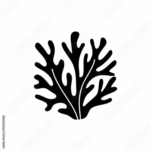 creative details Seaweed Icon vector illustration